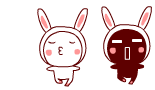 可爱兔兔QQ表情组图