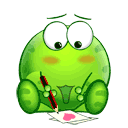 绿豆蛙-画爱心