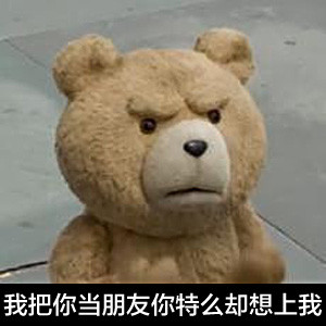 泰迪熊搞笑表情包