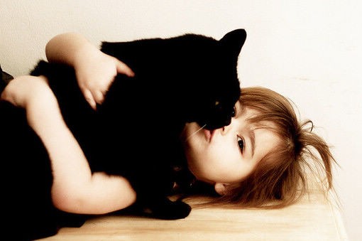 我爱亲爱的黑猫咪