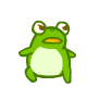 绿青蛙举牌顶你