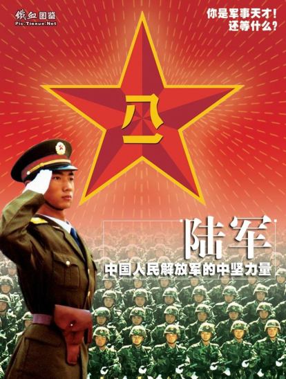 陆军是中国人民解放军的中坚力量