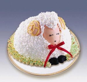 生肖蛋糕之山羊形状
